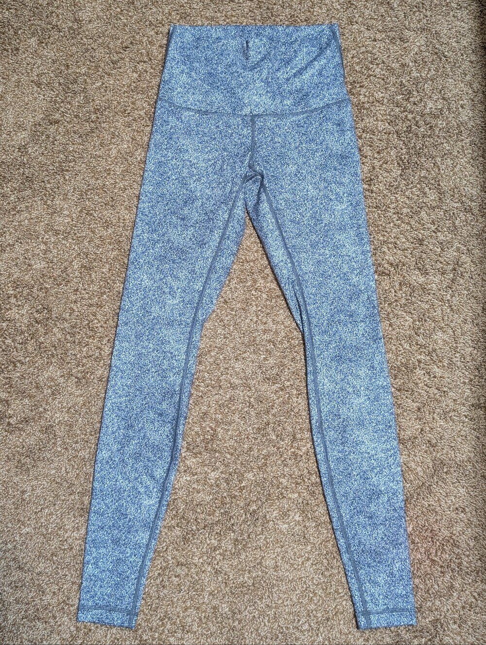 Lululemon Leggings | High Times Pants | Rio Mist | White Black pattern | Size 6